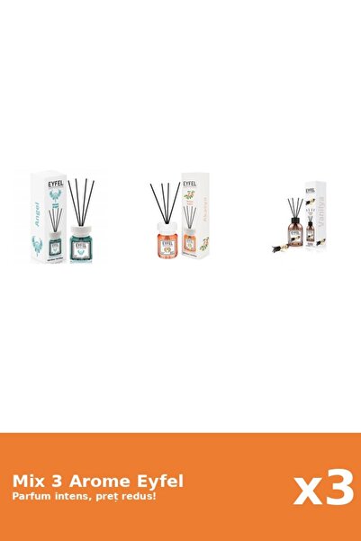 Eyfel Set 3 Mix Eyfel: 1x Acacia, 1x Angel, 1x Vanilie