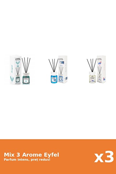 Eyfel Set 3 Mix Eyfel: 1x Angel, 1x Cool Water, 1x Orhidee