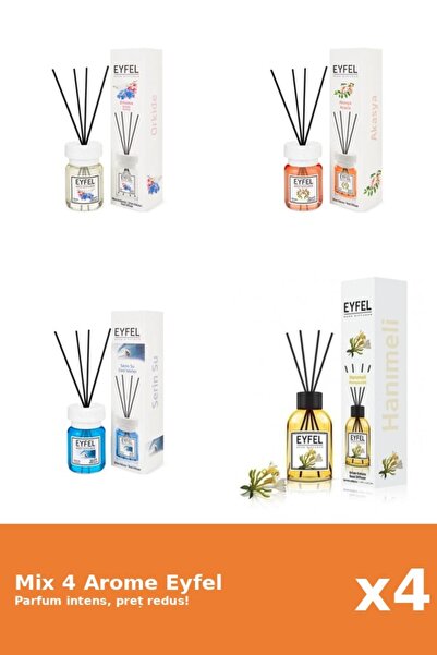 Eyfel Set 4 Mix Eyfel: 1x Acacia, 1x Cool Water, 1x Mana Maicii Domnului, 1x ...