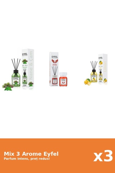 Eyfel Set 3 Mix Eyfel: 1x Lamaie, 1x Pin Si Menta, 1x Red Dragon