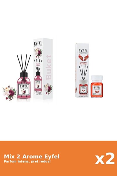 Eyfel Set 2 Mix Eyfel: 1x Bouquet, 1x Red Dragon