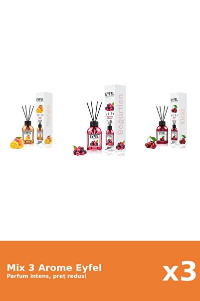 Eyfel Set 3 Mix Eyfel: 1x Cirese, 1x Fructe De Padure, 1x Mango