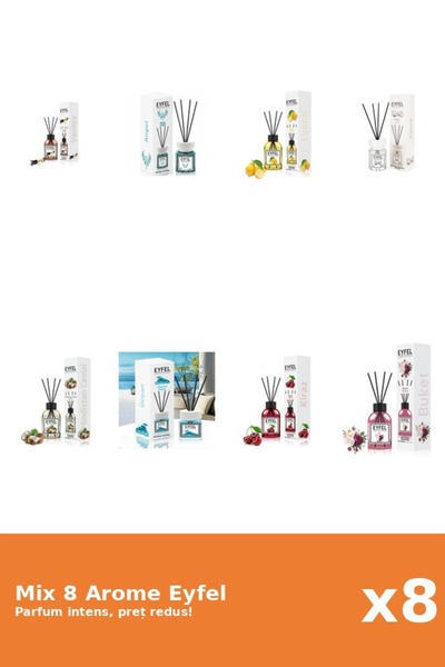 Eyfel Set 8 Mix Variat: 8 arome