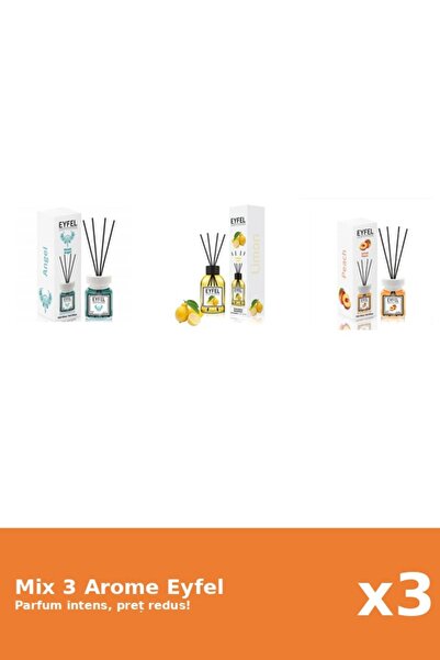 Eyfel Set 3 Mix Eyfel: 1x Angel, 1x Lamaie, 1x Piersica