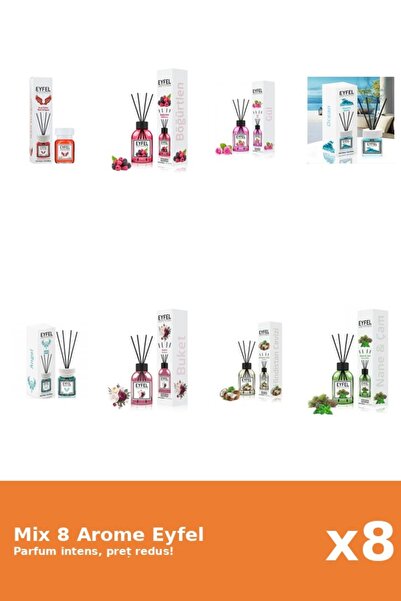 Eyfel Set 8 Mix Variat: 8 arome