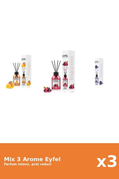 Eyfel Set 3 Mix Eyfel: 1x Fructe De Padure, 1x Mango, 1x Zambile