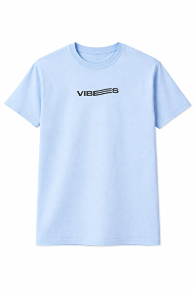 BEETON تي شيرت Unisex Vibes مطبوع كبير الحجم 100% قطن برقبة دائرية تي شيرت كا...