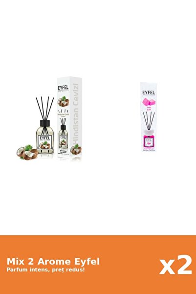 Eyfel Set 2 Mix Eyfel: 1x Bubble Gum, 1x Nuca De Cocos