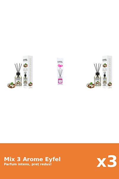 Eyfel Set 3 Mix Eyfel: 1x Bubble Gum, 2x Nuca De Cocos