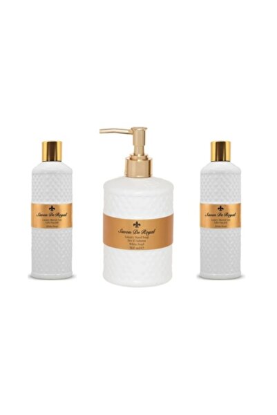 Savon De Royal ΣΕΤ CADOU Săpun lichid 500 ml, 2 X Gel de dus 500 ml - Λευκό μ...