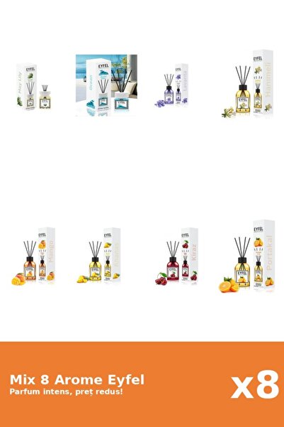 Eyfel Set 8 Mix Variat: 8 arome