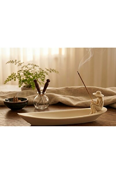 Krafon Modern Siyah Kayıkçı Tütsülük