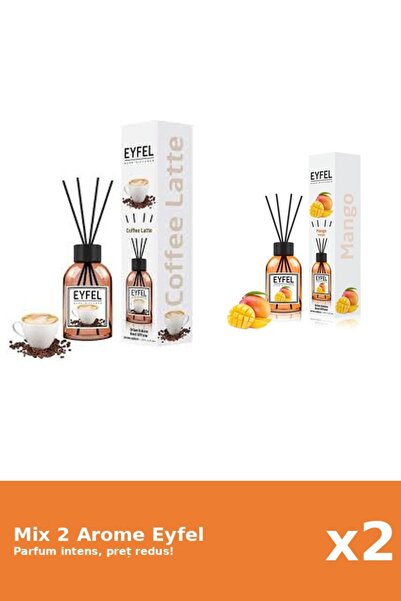 Eyfel Set 2 Mix Eyfel: 1x Cafea, 1x Mango