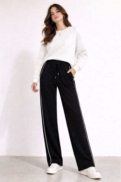 CGA Women's Sweatpants Sportswear Sweatpants Double Side Striped Blank Cut Sw...