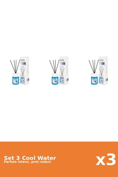 Eyfel Set 3 Odorizant Cool Water, 120 ml