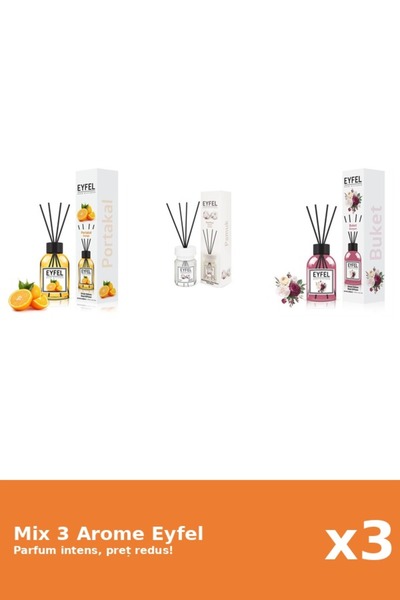 Eyfel Set 3 Mix Eyfel: 1x Bouquet, 1x Cotton, 1x Orange