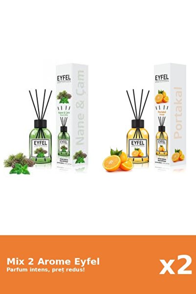 Eyfel Set 2 Mix Eyfel: 1x Pin Si Menta, 1x Portocala