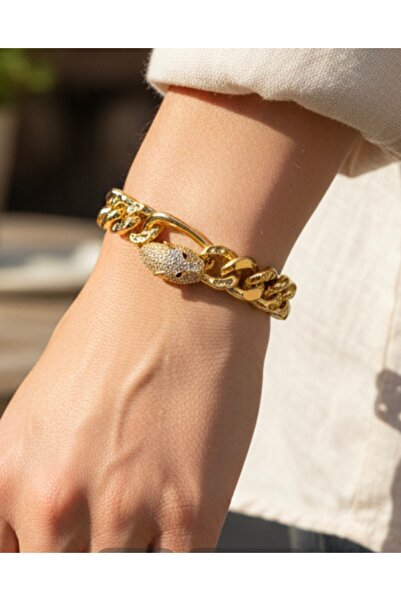 Lunays Xuping Tiger Head Model Zircon Stone Women's Bracelet Vip Series