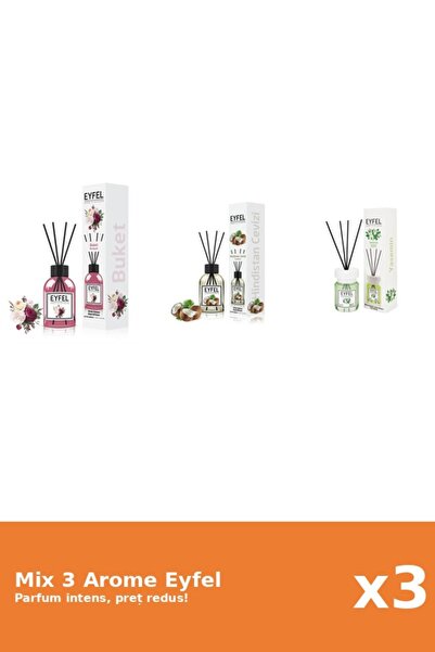 Eyfel Set 3 Mix Eyfel: 1x Bouquet, 1x Iasomie, 1x Nuca De Cocos