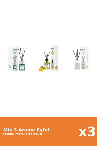 Eyfel Set 3 Mix Eyfel: 1x Angel, 1x Cotton, 1x Lemon