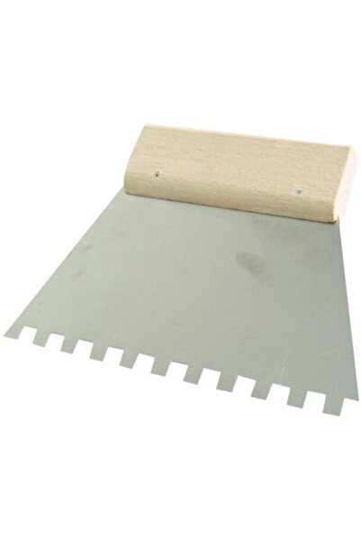 Polonia STAINLESS STEEL STRAIGHT SPATULA WITH WOODEN HANDLE 250/8MM