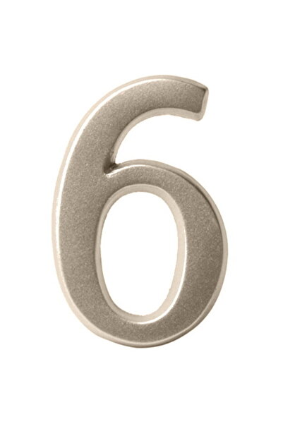 VDV NUMĂR DE SEMN CU FIXARE ADEZIVĂ - 50MM / NICHEL / 7