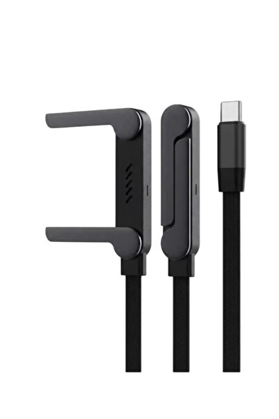 Online Home Market 240W Ultra Hızlı Type-C Şarj Data Kablosu Katlanabilir Sta...