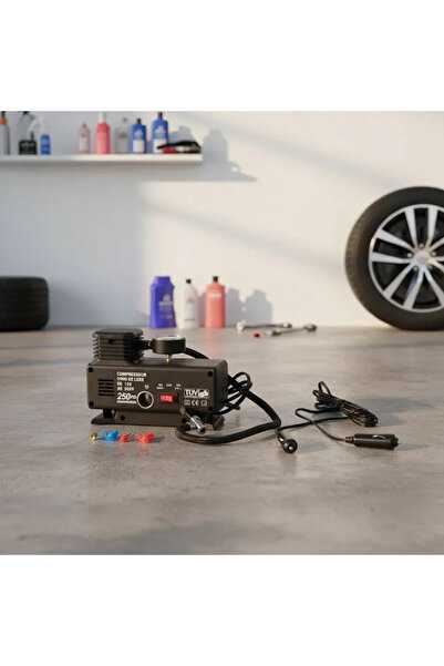 Epilons 250 PSI автомобилен въздушен компресор - 220V и 12V съвместима помпа ...