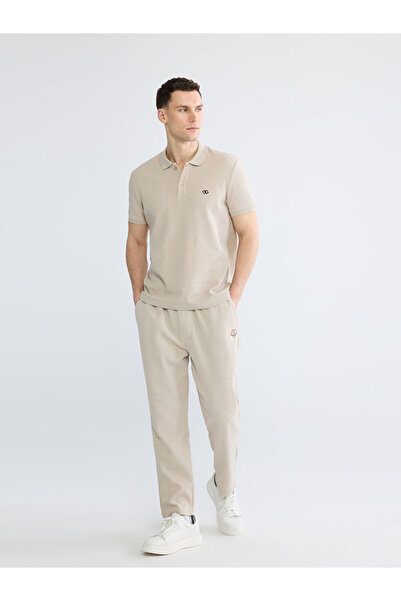 LC Waikiki Beige Standard Fit Men's Sweatpants