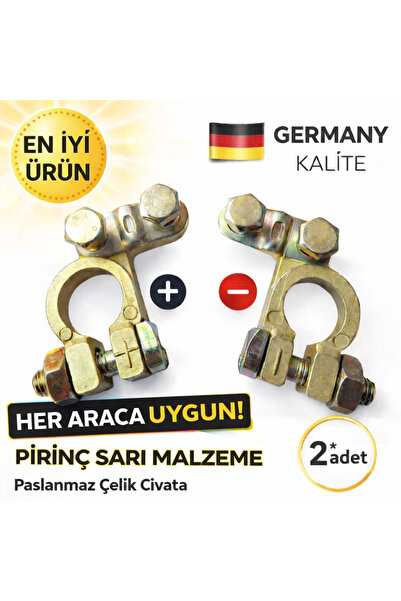 SELTEL HER ARACA UYGUN AKÜ KUTUP BAŞI 2’Lİ SET (+ & –) – KOLAY MONTAJ