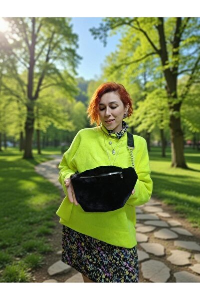 karantuhafiye Πελούς Με χιαστί τιράντες Γυναικείο Τσάντα / Με λεπτομέρεια αλυ...