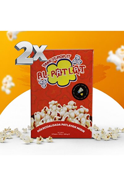 AL-PATLAT Microwave Popcorn 3X100 Gr 2 Pieces