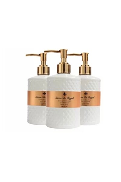 Savon De Royal ΣΕΤ CADOU Βασιλικό Σαμπουάν: 3 X Υγρό Σαπούνι White Pearl Vega...