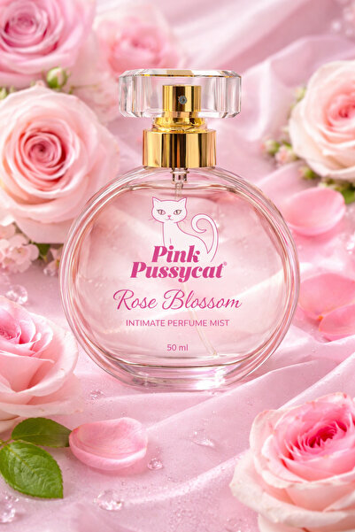 PİNK PUSSYCAT Rose Blossom Özel Gül Kokulu Intimate Kadın Dış Genital İntim P...