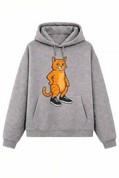 Rabona Fashion Μπλούζα/Φούτερ Unisex με στάμπα Miyavcı Reis (Προαιρετικό)