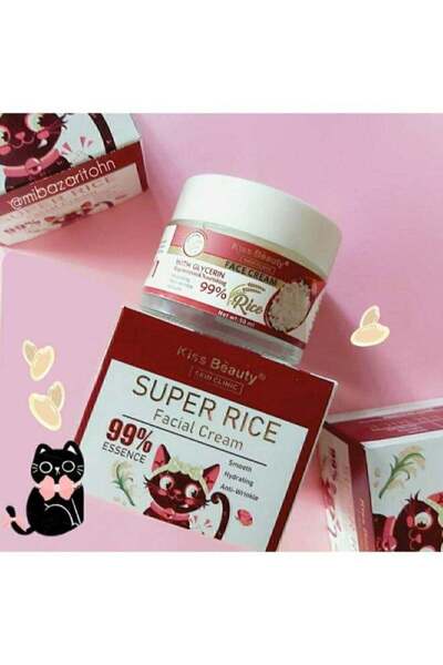 Kiss Beauty Rice Essence Face Cream 99% with Glycerin Extract 50ml