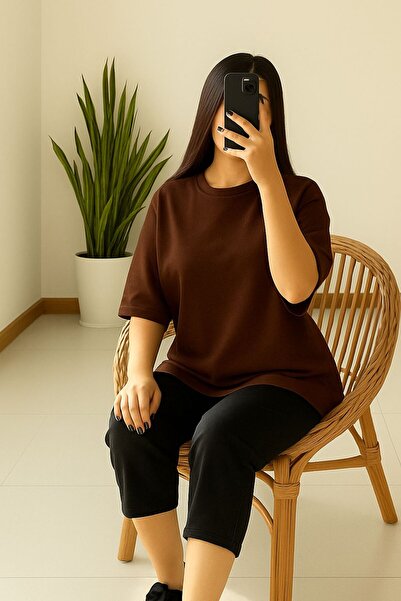 DM DOLCE MORE Plain Oversized Unisex T-Shirt Yb6