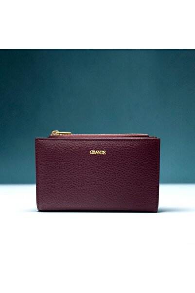 Grande Real Leather Women's Wallet Medium Size Genuine Leather