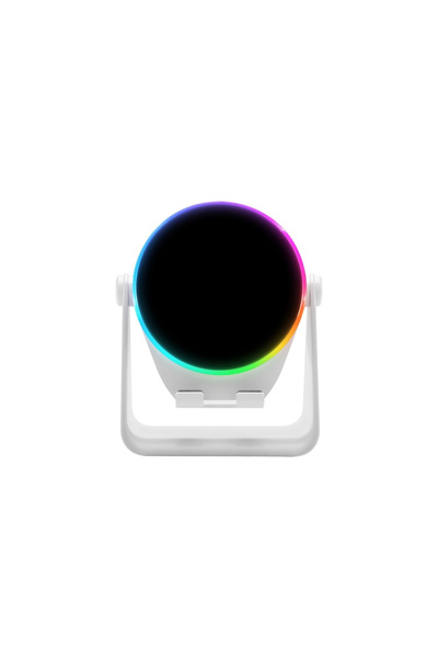 Apricot SNS9101 5in1 İndüksiyon Teknolojili Kablosuz Speaker - RGB Işıklı Beyaz Hoparlör