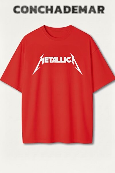 Vordevia Metallica Štampano Premium Oversize kroj Pamuk lu T-shirt
