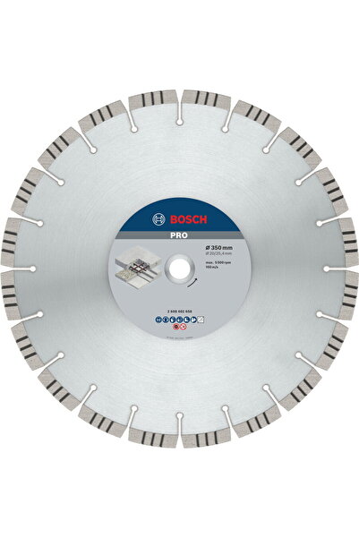 Bosch Pro Concrete Diamond Disc 350x15x3.2mm