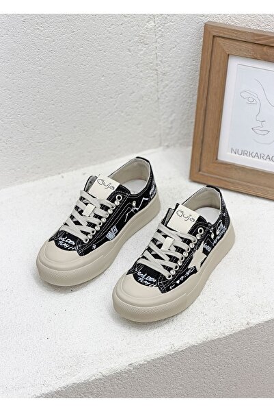 Guja 26Y312-1 Printed Canvas Sneakers Women's Sneakers