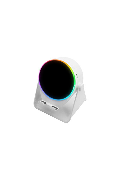 Apricot SNS9101 5in1 İndüksiyon Teknolojili Kablosuz Speaker - RGB Işıklı Beyaz Hoparlör