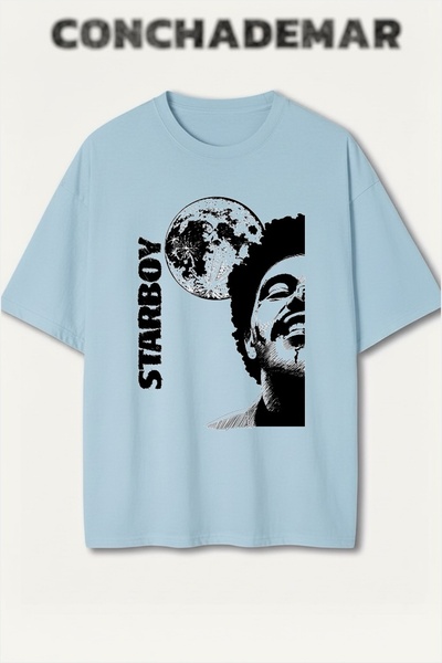 Vordevia Μπλουζάκι Starboy με στάμπα, Premium Oversize από βαμβάκι