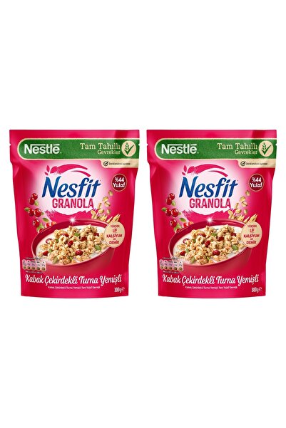 Nestle Nesfit Granola with Pumpkin Seeds and Crane Nuts 300 Gr X 2 Pieces