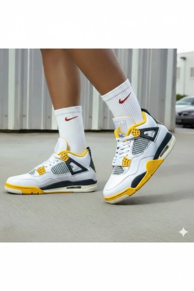 Nike Air Jordan 4 Retro Unisex Spor Ayakkabısı (SPORTİKS) DAR KALIPTIR...