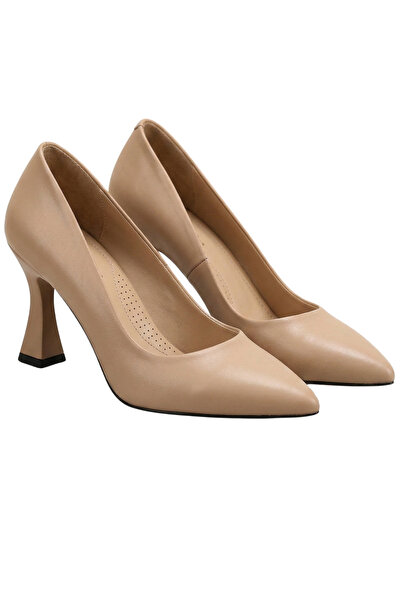 Barinoska Women's Pointed Toe Stiletto 8 cm Heeled Shoes Black Nude White Ful...