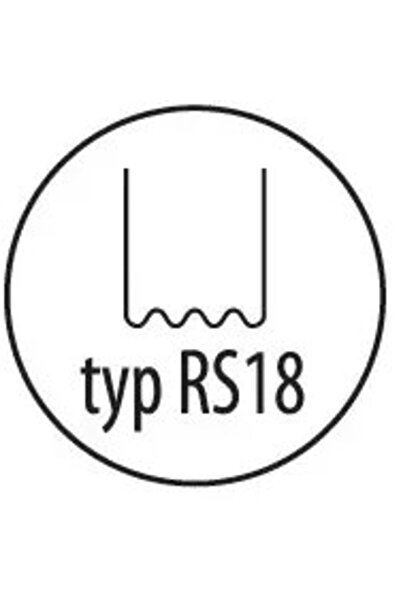 Generic Capse pentru plastic tip RS18, 0,8 mm, pachet mic, 100 buc.