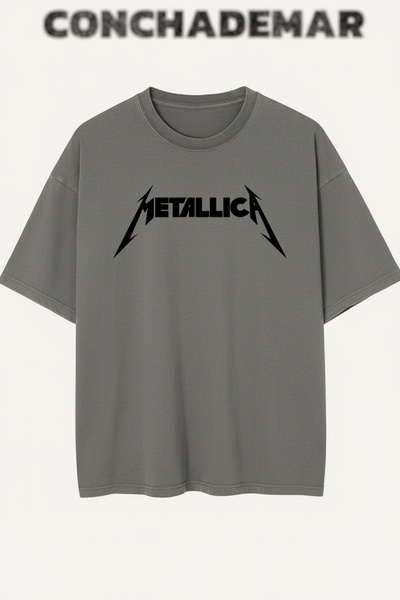 Vordevia Μέταλλικα με τύπωμα Πρέμιουμ oversized Βαμβάκι lu T-shirt