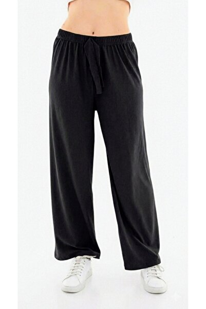 rushana Women's Plus Size Loose Wide-Leg Comfortable Pants with a Flowy Fabric